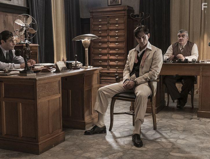 Antonio Milo, Lino Guanciale, and Roberto Caccioppoli in Il Commissario Ricciardi (2021)