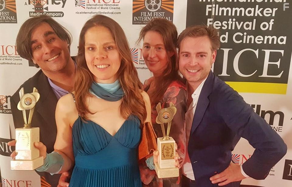 Robin Czerny, John Jorah Koster, Kerstin Siehl, and Corinna Bergmann at an event for Driven Crazy (2019)