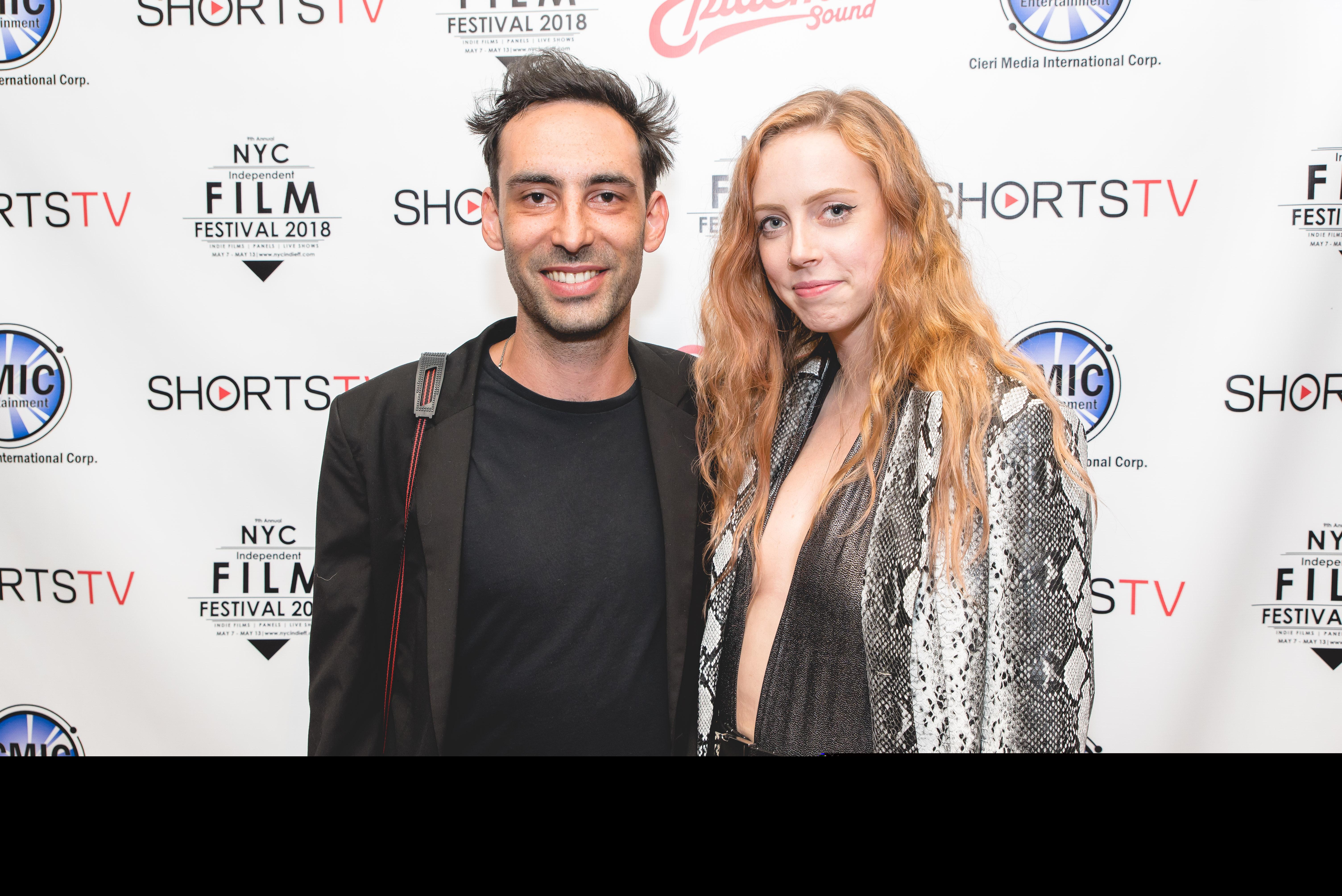 Cody Kussoy and Kristin Clark at an event for Alt Space (2018)