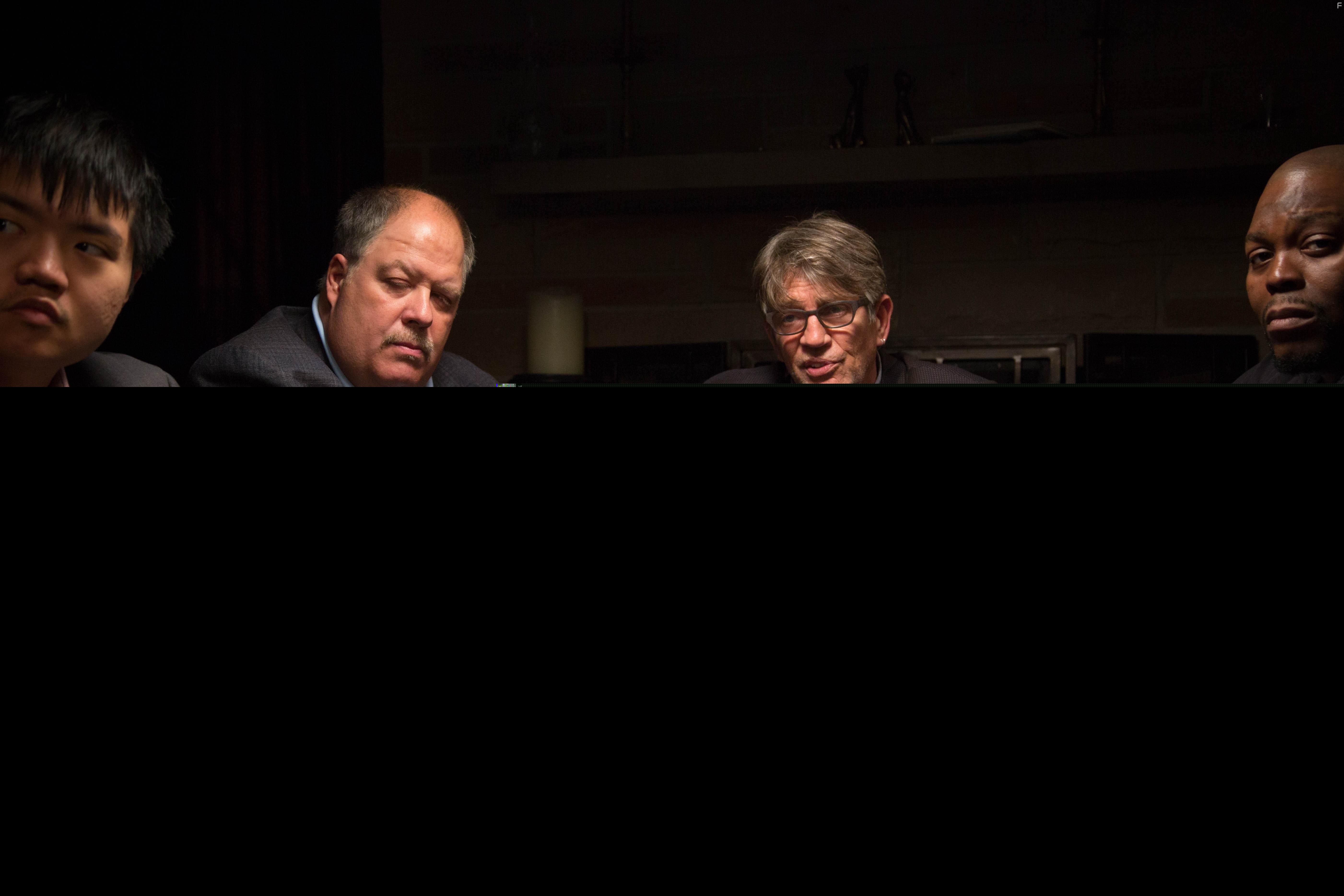 Eric Roberts, Christopher Mele, and Arthur Chu in Lux in Tenebris (2017)