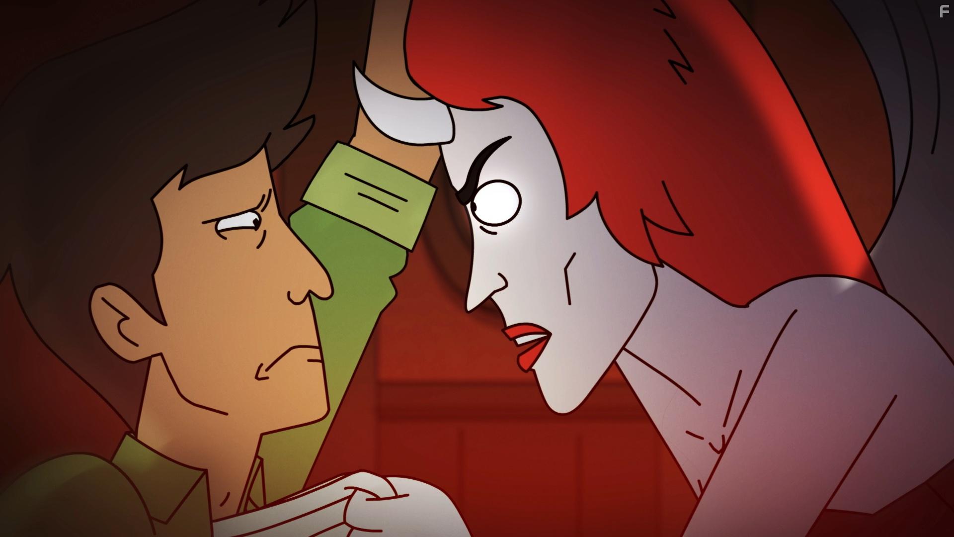 Pamela Adlon and Asif Ali in Devil May Care (2021)