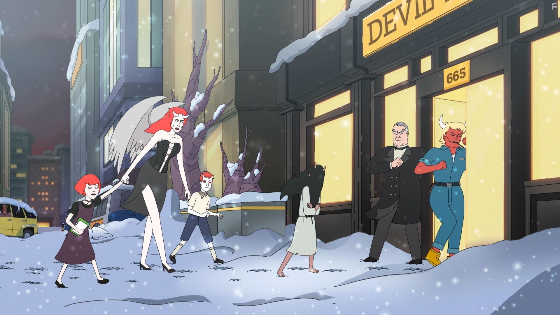 Grey Griffin, Phil LaMarr, Pamela Adlon, Fred Tatasciore, and Stephanie Beatriz in Devil May Care (2021)