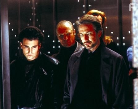 Alan Rickman and Wilhelm von Homburg in Крепкий орешек (1988)