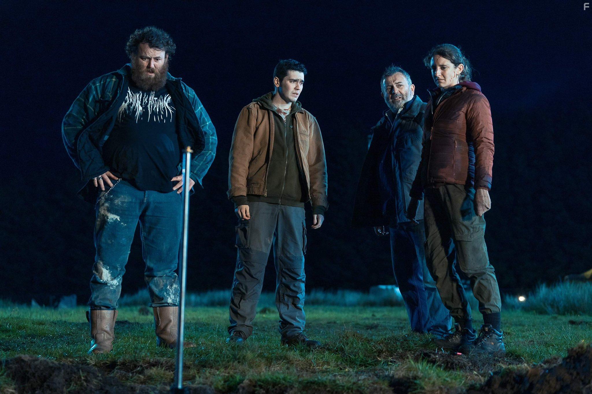 Nigel O'Neill, Louisa Harland, and Jack Rowan in Boys from County Hell (2020)