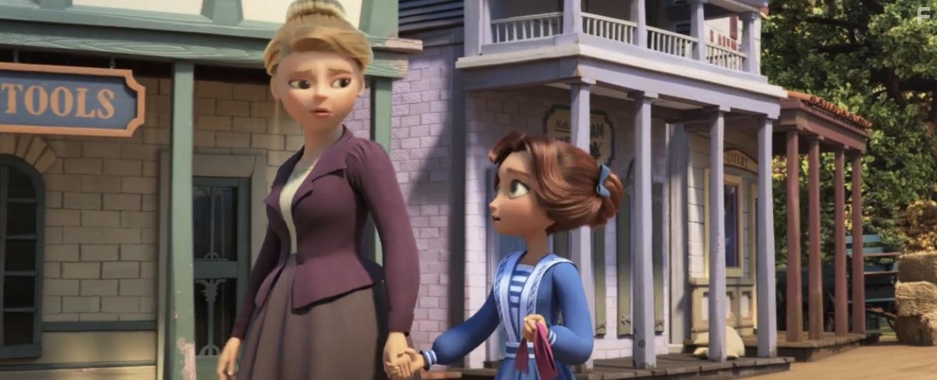 Julianne Moore and Isabela Merced in Spirit Untamed (2021)