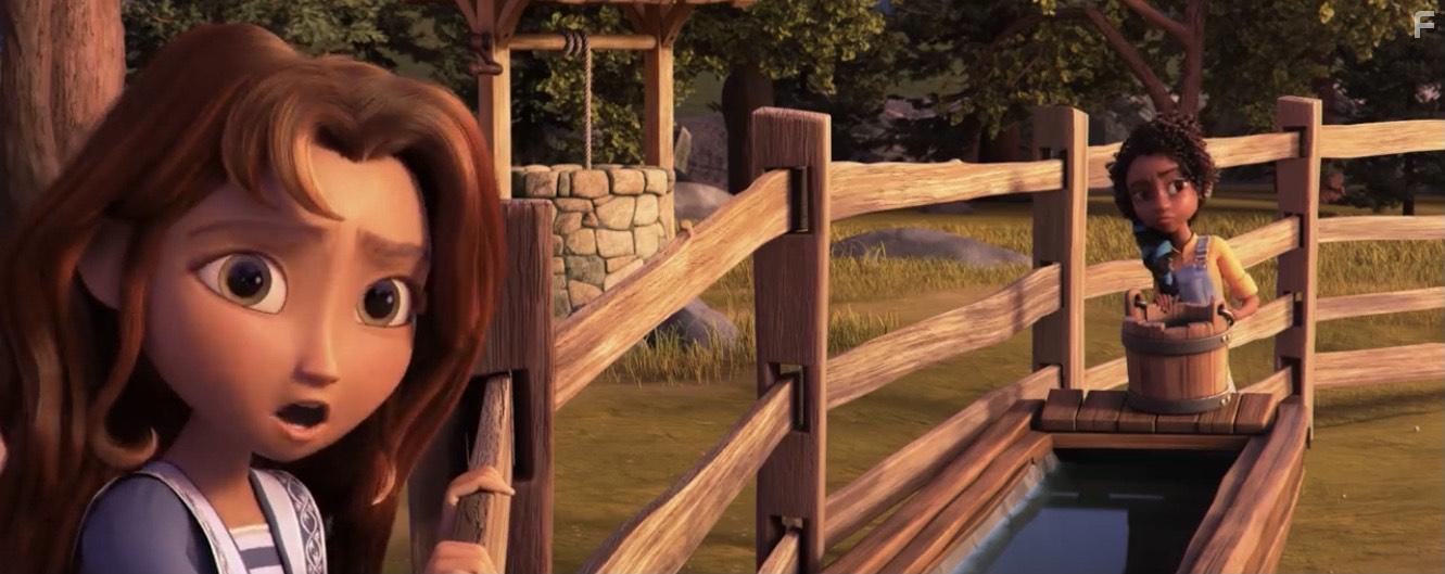 Isabela Merced and Marsai Martin in Spirit Untamed (2021)