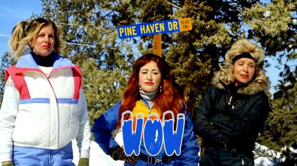 Vanessa Farnsworth, Carmen Birkedal, and Yuvia Storm in Pow (2020)