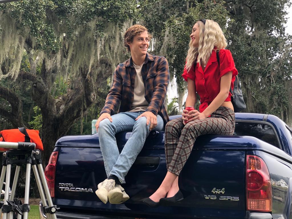 Jadon and Harlan filming “Friendship Never Dies”