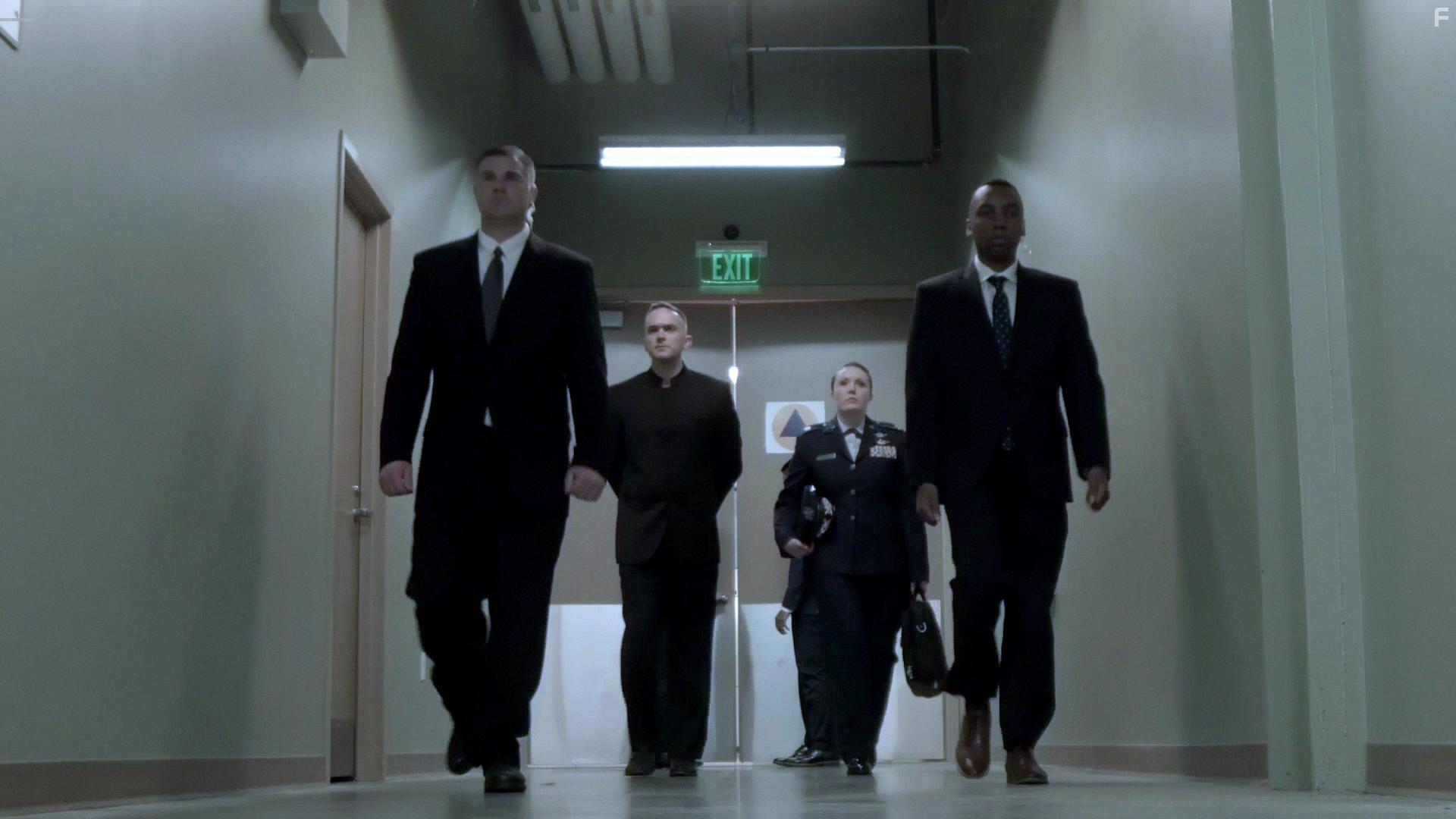 Eli Ward, Conor Timmis, Jeff Bouffard, and Patience McStravick in First Signal (2021)