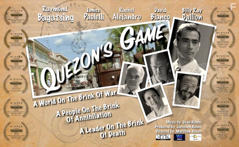 Raymond Bagatsing, Billy Ray Gallion, Rachel Alejandro, David Bianco, and James Paoleli in Quezon's Game (2018)