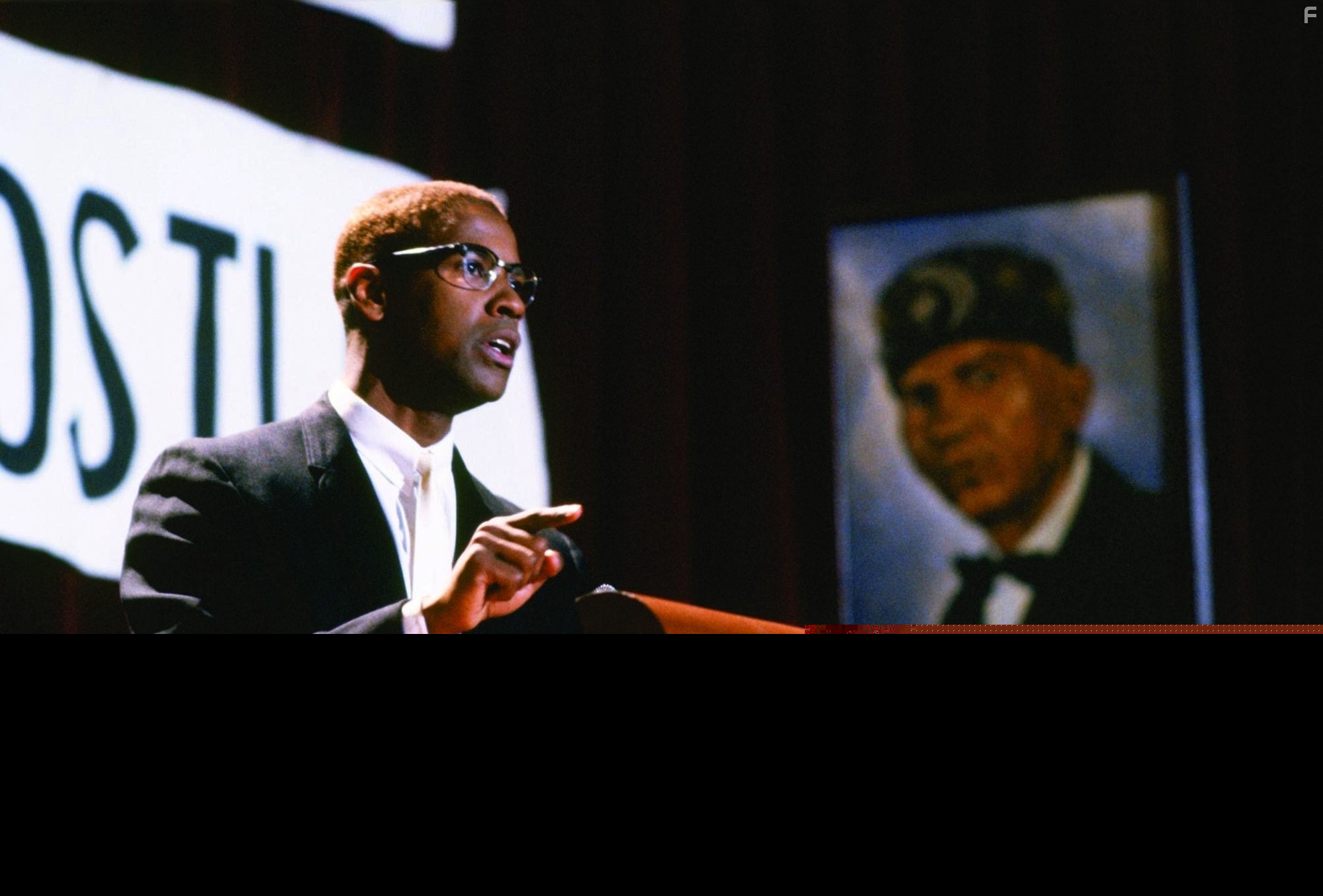 Denzel Washington in Малкольм Икс (1992)