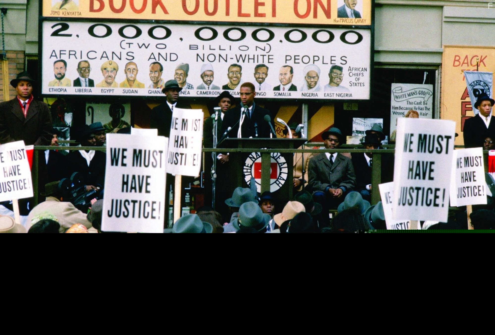 Denzel Washington in Малкольм Икс (1992)