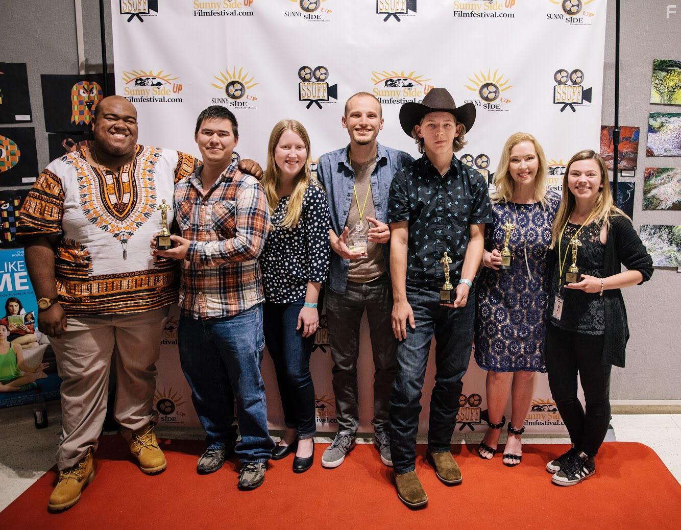 Nico Ford, Debbie Hartner, Deon Cullum, Bekah Ruth, Mitch Hudson, and Jeremy Crouch at an event for Technicolour Daydream (2018)