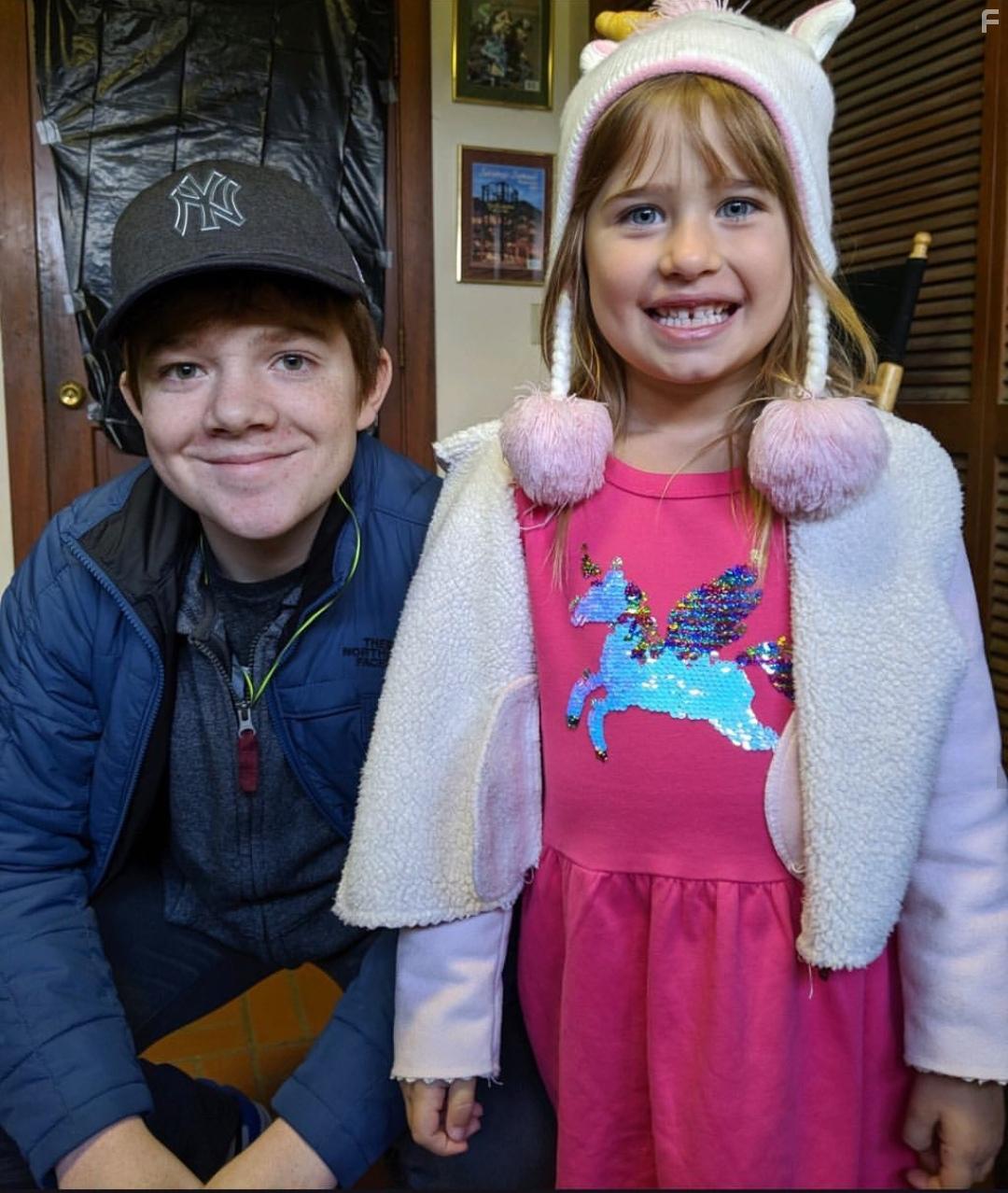 Jack Gore and Ana Sophia Heger in Things Heard & Seen (2021)