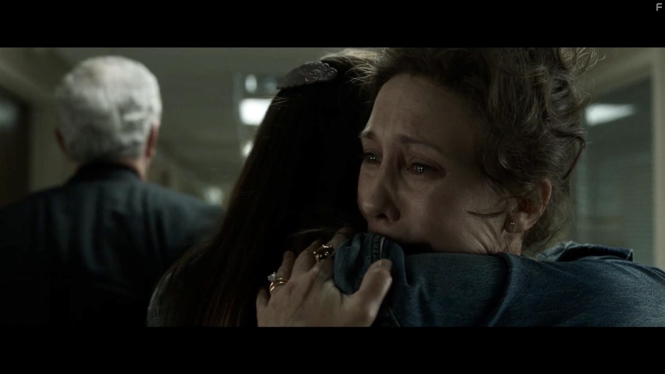 Steve Coulter, Vera Farmiga, and Sterling Jerins in The Conjuring: The Devil Made Me Do It (2021)