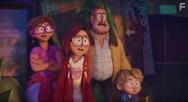 Maya Rudolph, Danny McBride, Abbi Jacobson, and Michael Rianda in The Mitchells vs. the Machines (2021)