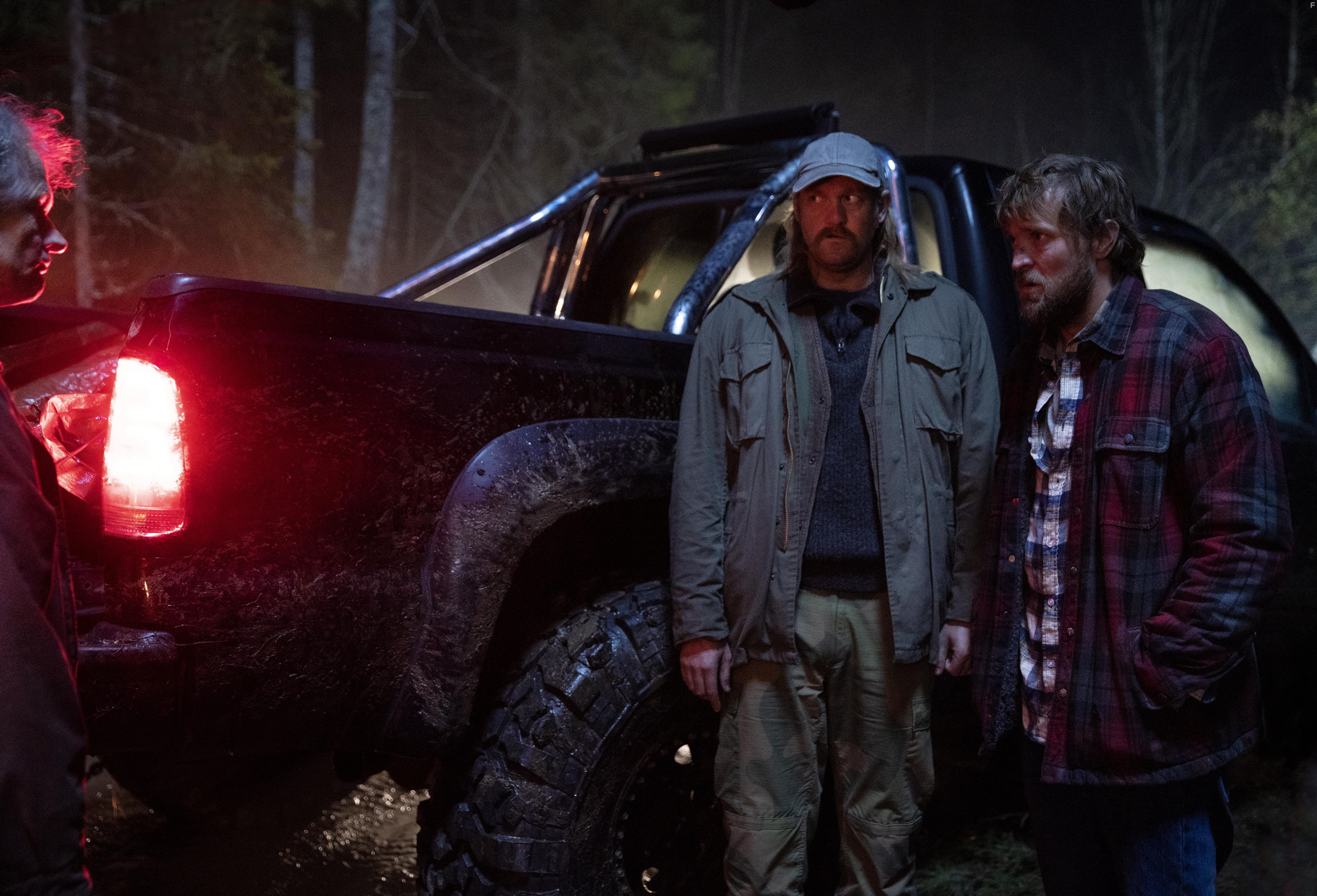 Tobias Santelmann and Marius Lien in Utmark (2021)