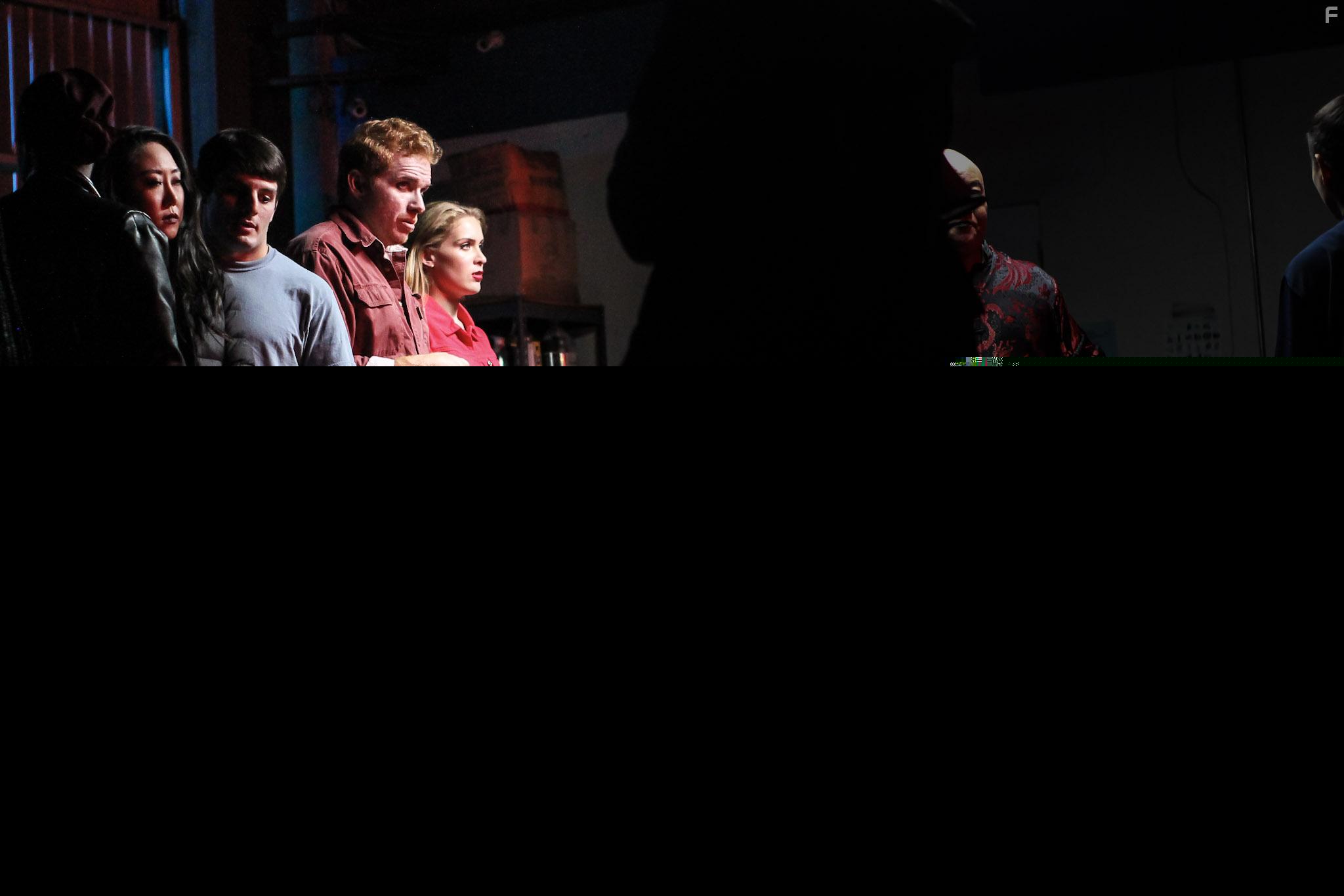 Richard Gavigan, Davy Williams, June Lee, Daniela Brown, and Sean Eden Yi in Chinese Speaking Vampires (2021)