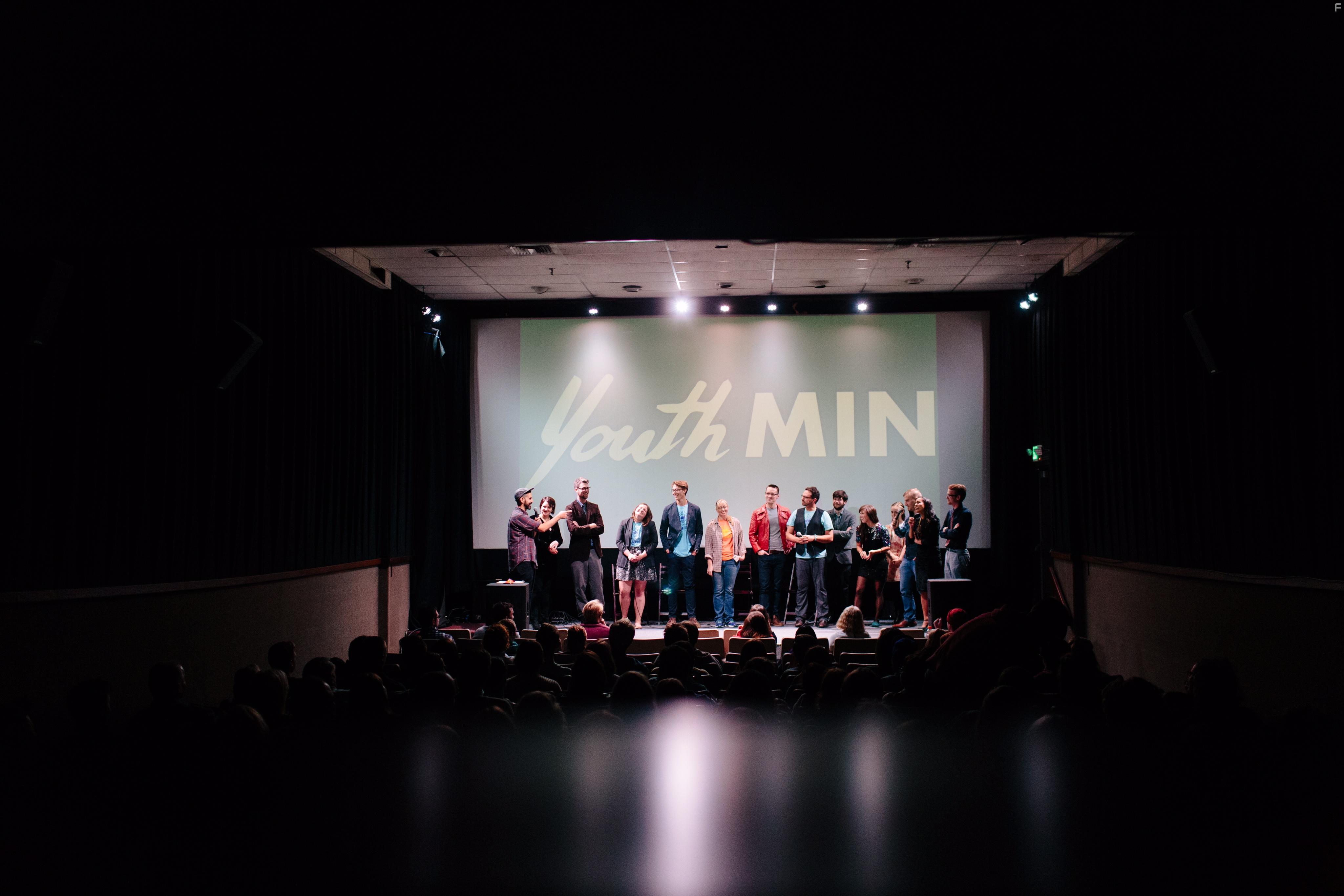 Amber Primm, Arielle Cimino, Jeff Ryan, and Christopher O'Connell at an event for YouthMin (2018)