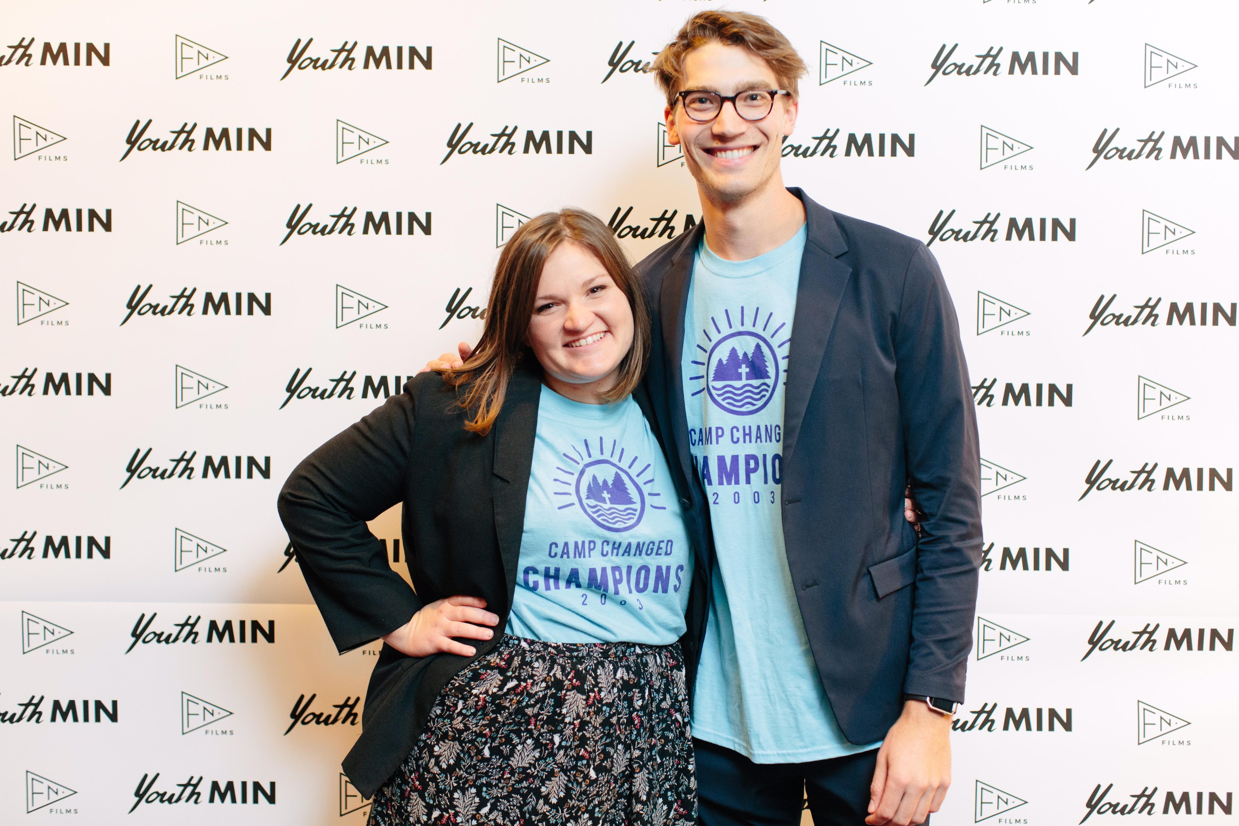 Arielle Cimino and Jeff Ryan at an event for YouthMin (2018)