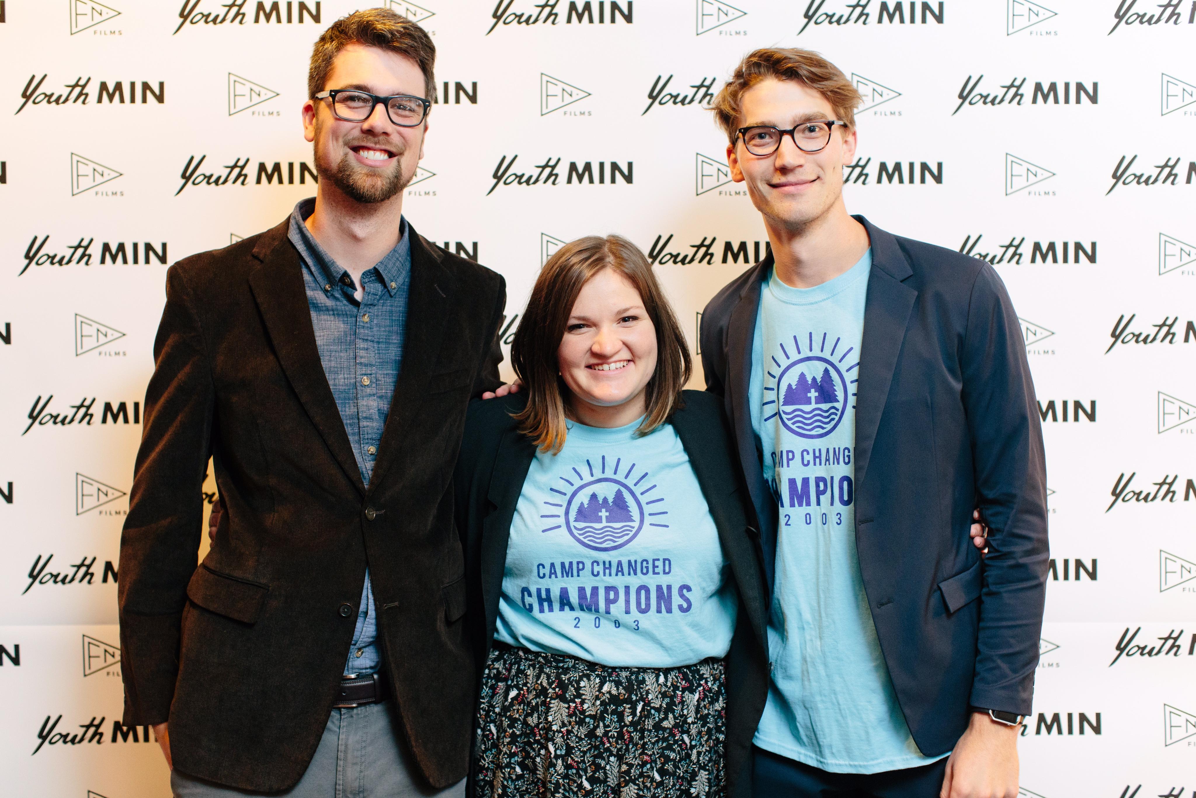 Arielle Cimino, Jeff Ryan, and Christopher O'Connell in YouthMin (2018)