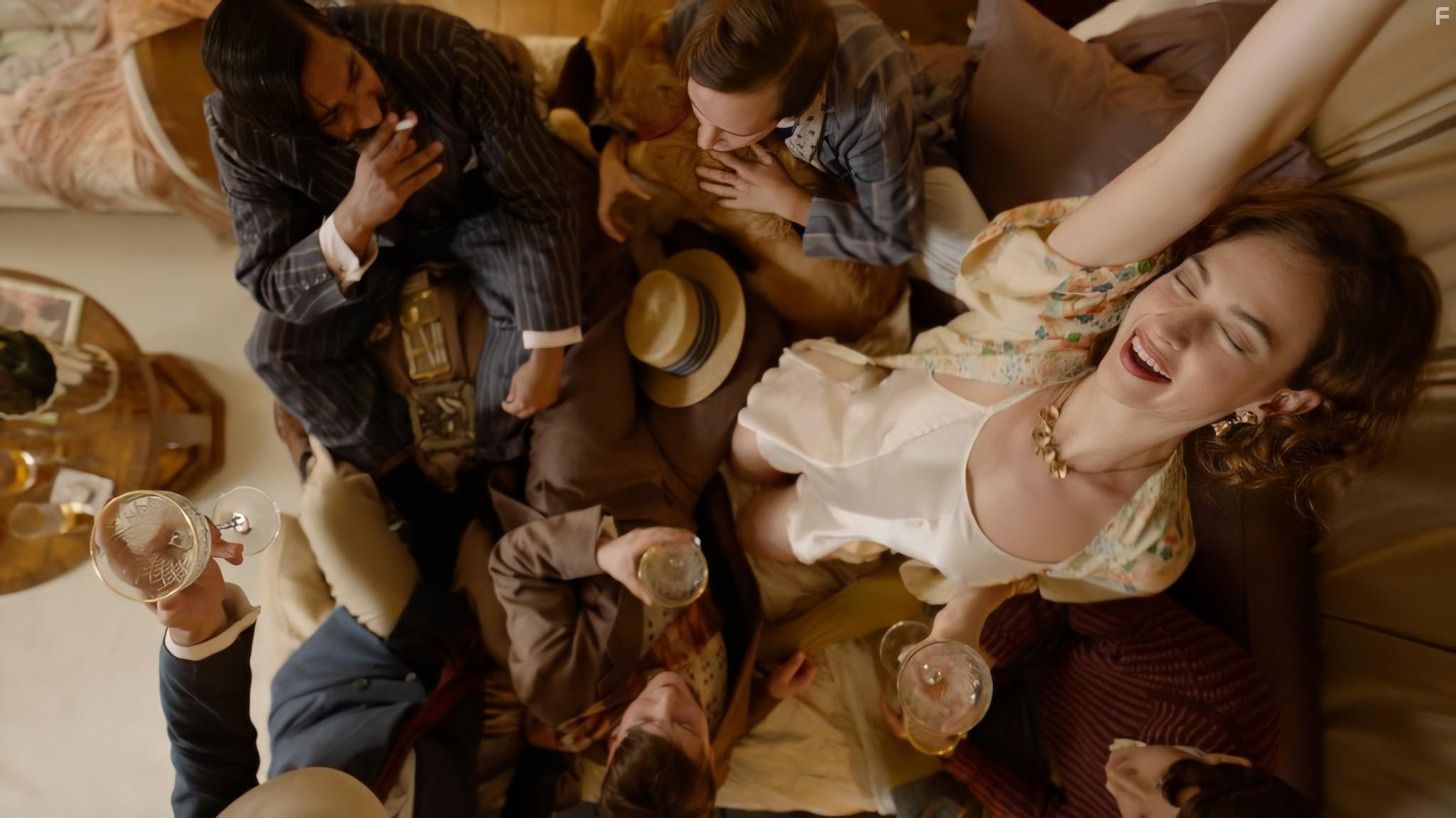 Lily James in The Pursuit of Love (2021)