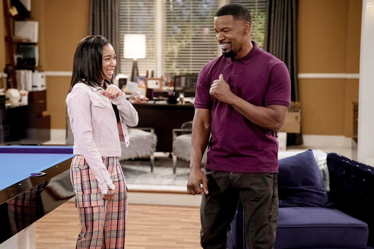 Jamie Foxx and Kyla-Drew in Dad Stop Embarrassing Me (2021)