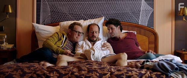 Danil Boissevain, Martijn Fischer, and Huub Smit in Mannen van Mars (2018)