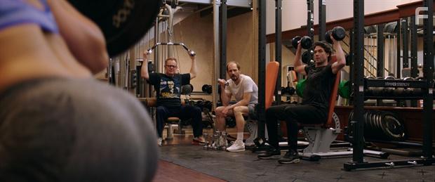 Danil Boissevain, Martijn Fischer, and Huub Smit in Mannen van Mars (2018)