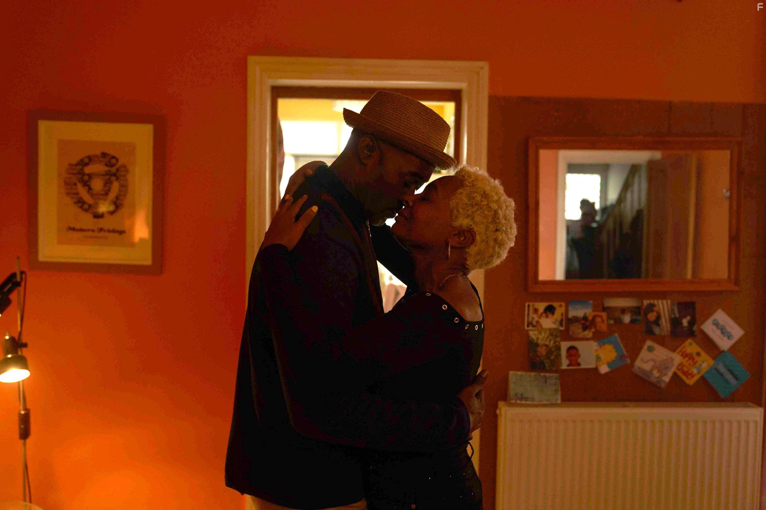 Nadine Marshall and Patrick Robinson in Sitting in Limbo (2020)