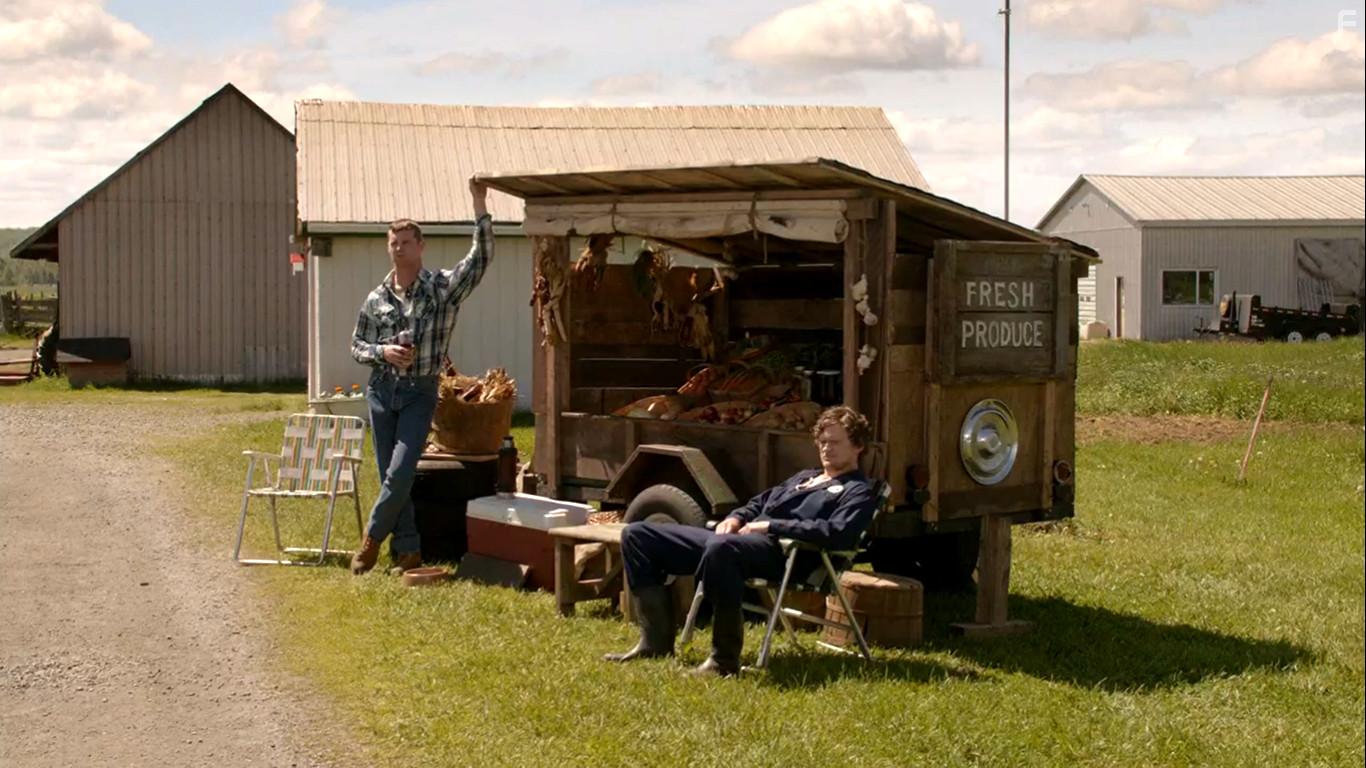 Jared Keeso and Nathan Dales in Letterkenny (2016)