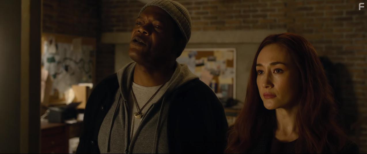 Samuel L. Jackson and Maggie Q in The Protg (2021)