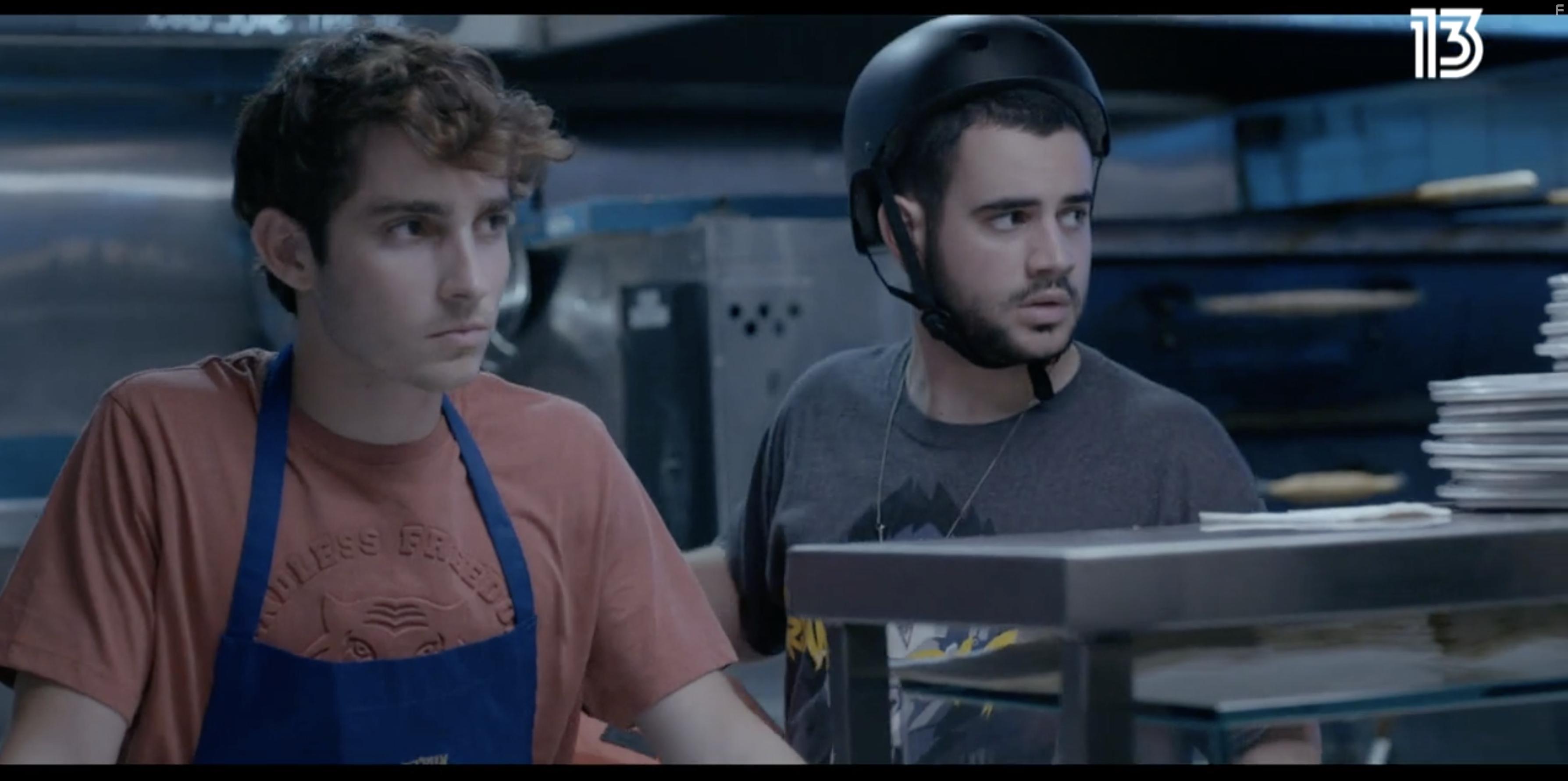 Ori Biton and Yoav Rotman in Black Space (2020)