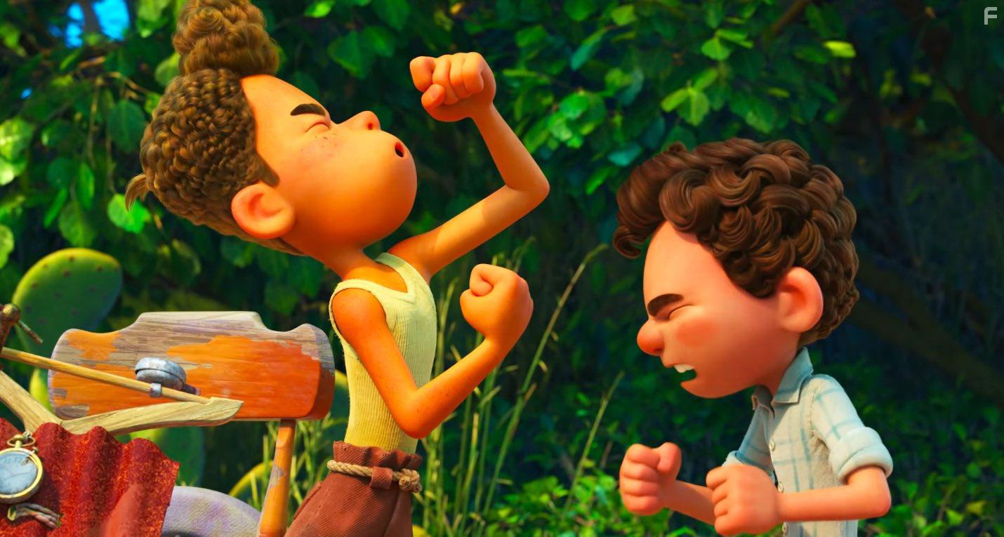 Jacob Tremblay and Jack Dylan Grazer in Luca (2021)