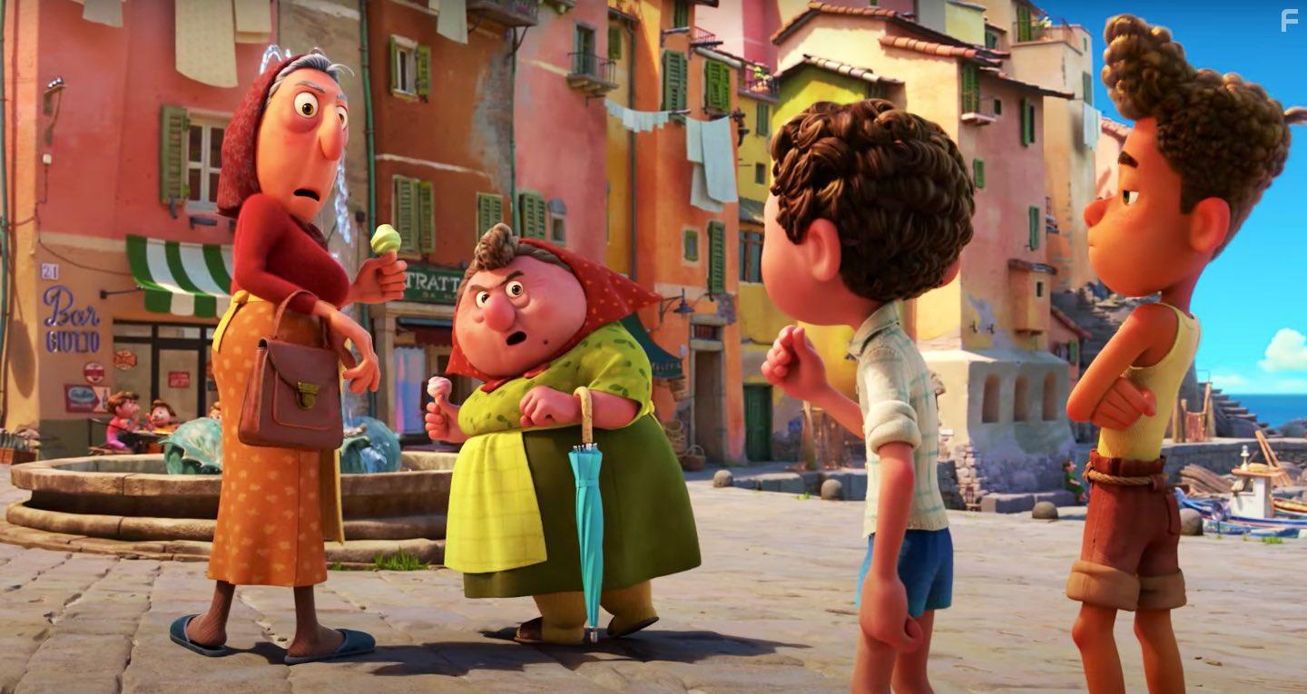 Jacob Tremblay and Jack Dylan Grazer in Luca (2021)