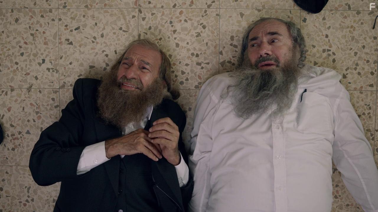 Sasson Gabay and Doval'e Glickman in Shtisel: Where Does Everyone Suddenly Go? (2021)