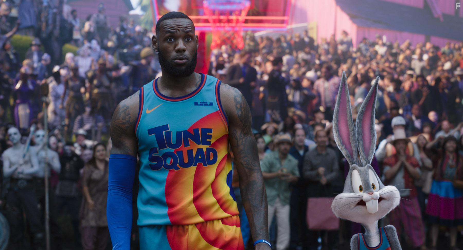 Jeff Bergman and LeBron James in Space Jam: A New Legacy (2021)