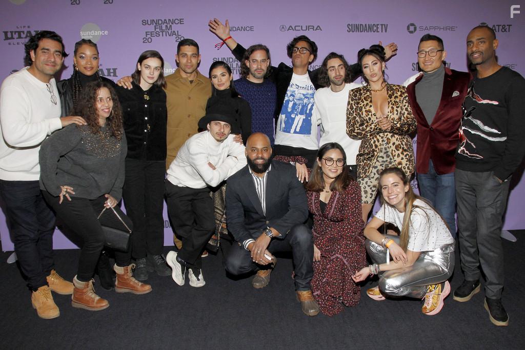 Wilmer Valderrama, Daniel Dae Kim, Moises Arias, Esteban Arango, Diane Guerrero, Erick Castrillon, Kali Uchis, Ava Capri, and Ashley Jackson at an event for Blast Beat (2020)