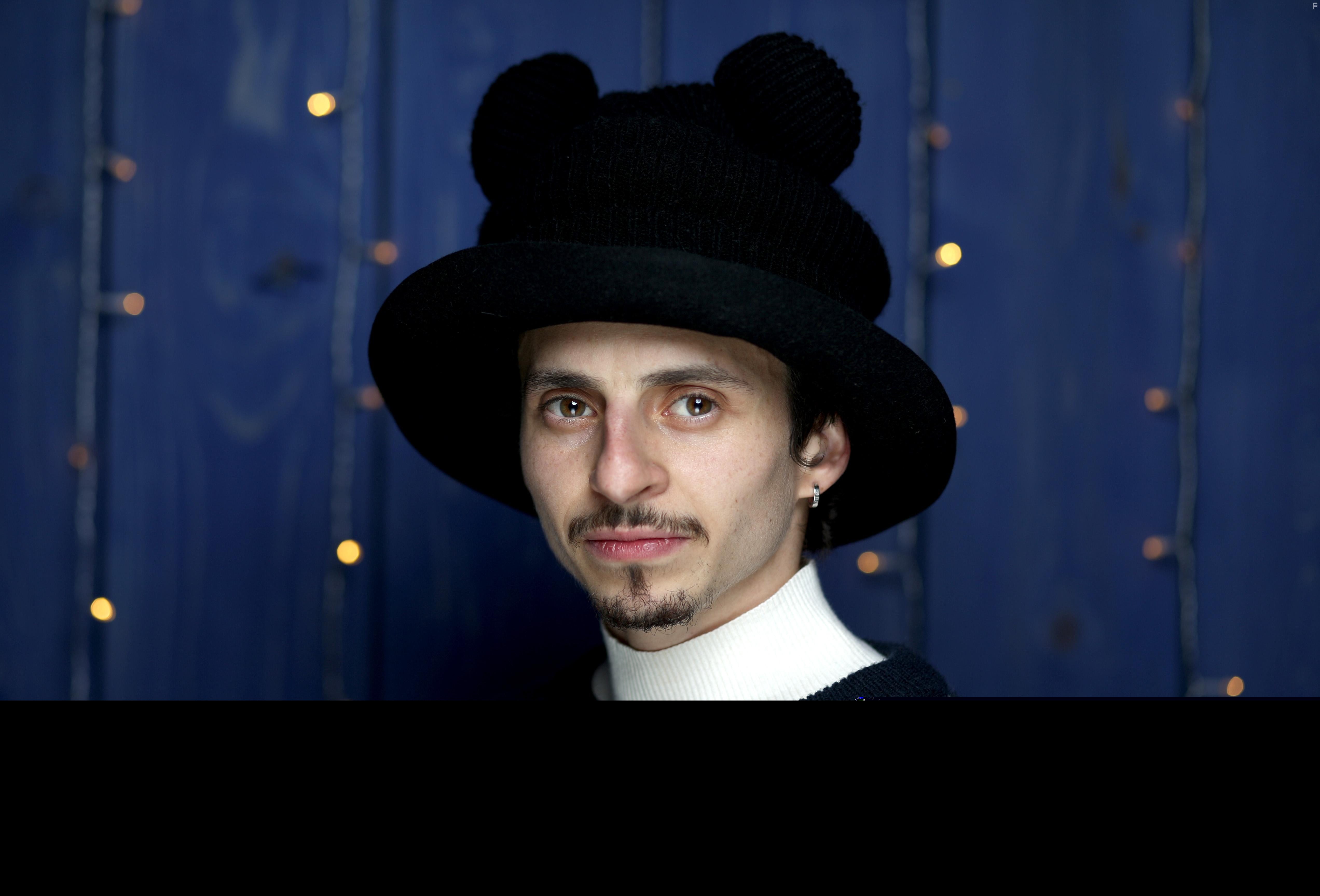 Moises Arias at an event for Blast Beat (2020)