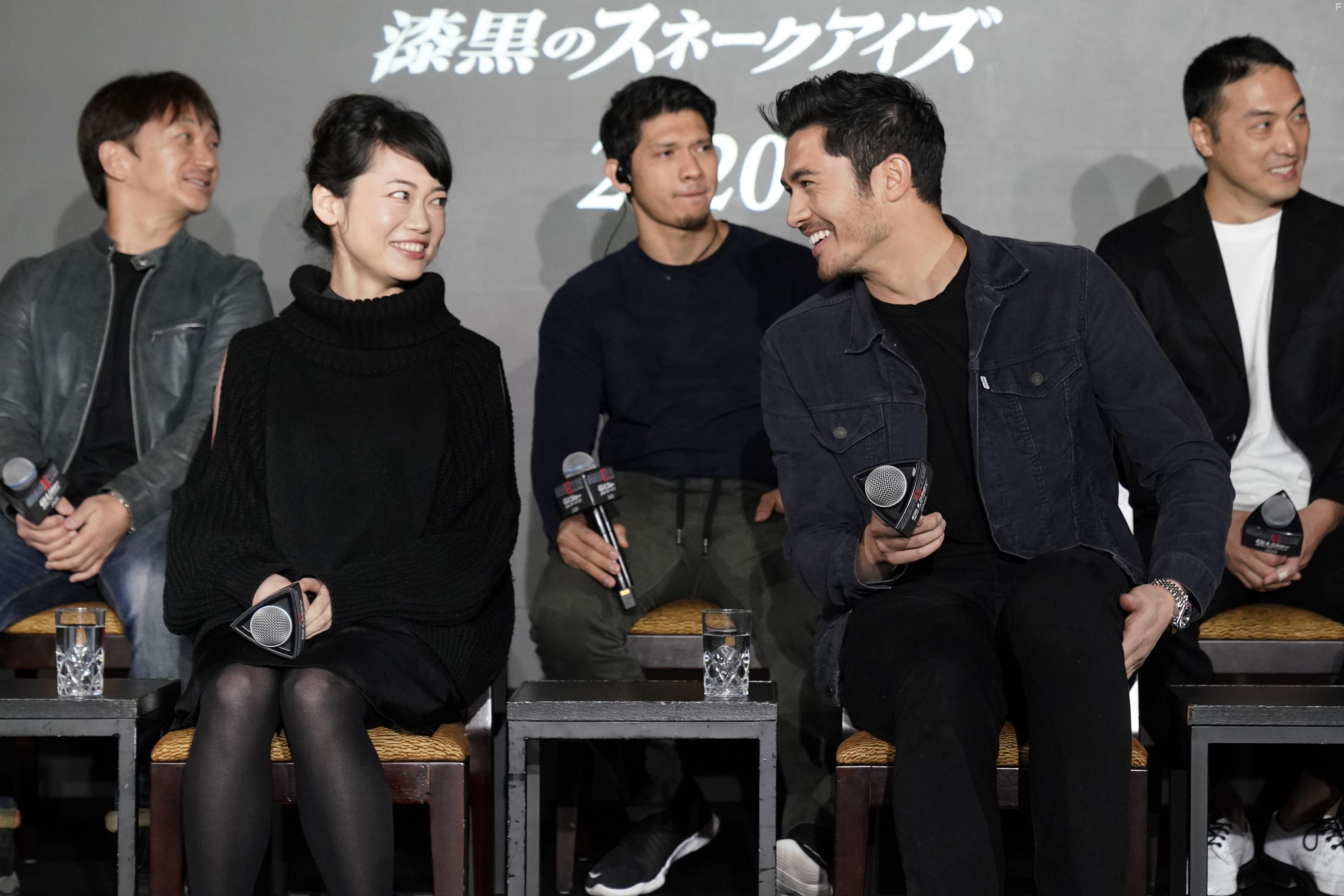 Haruka Abe, Christopher Jue, and Henry Golding in Snake Eyes: G.I. Joe Origins (2021)