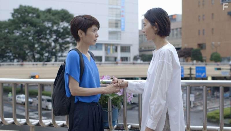 Fusako Urabe and Aoba Kawai in Wheel of Fortune and Fantasy (2021)