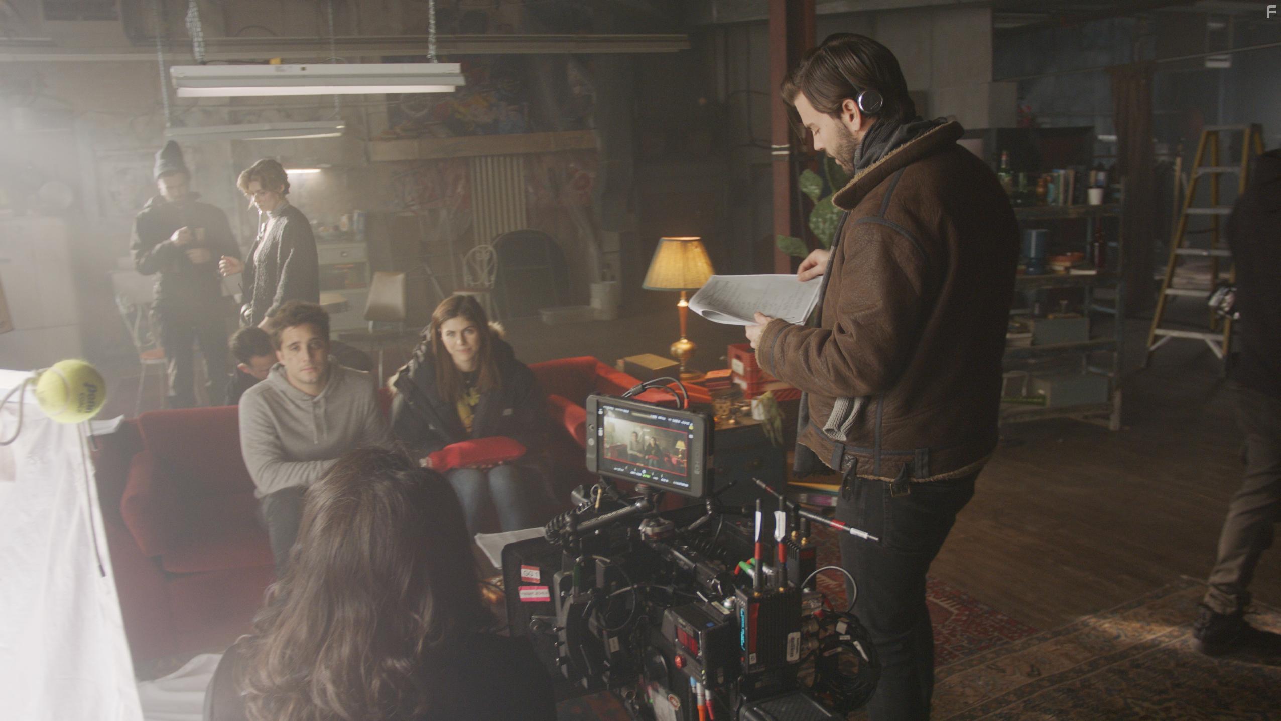 Alexandra Daddario, Diego Boneta, and Collin Schiffli in Die in a Gunfight (2021)