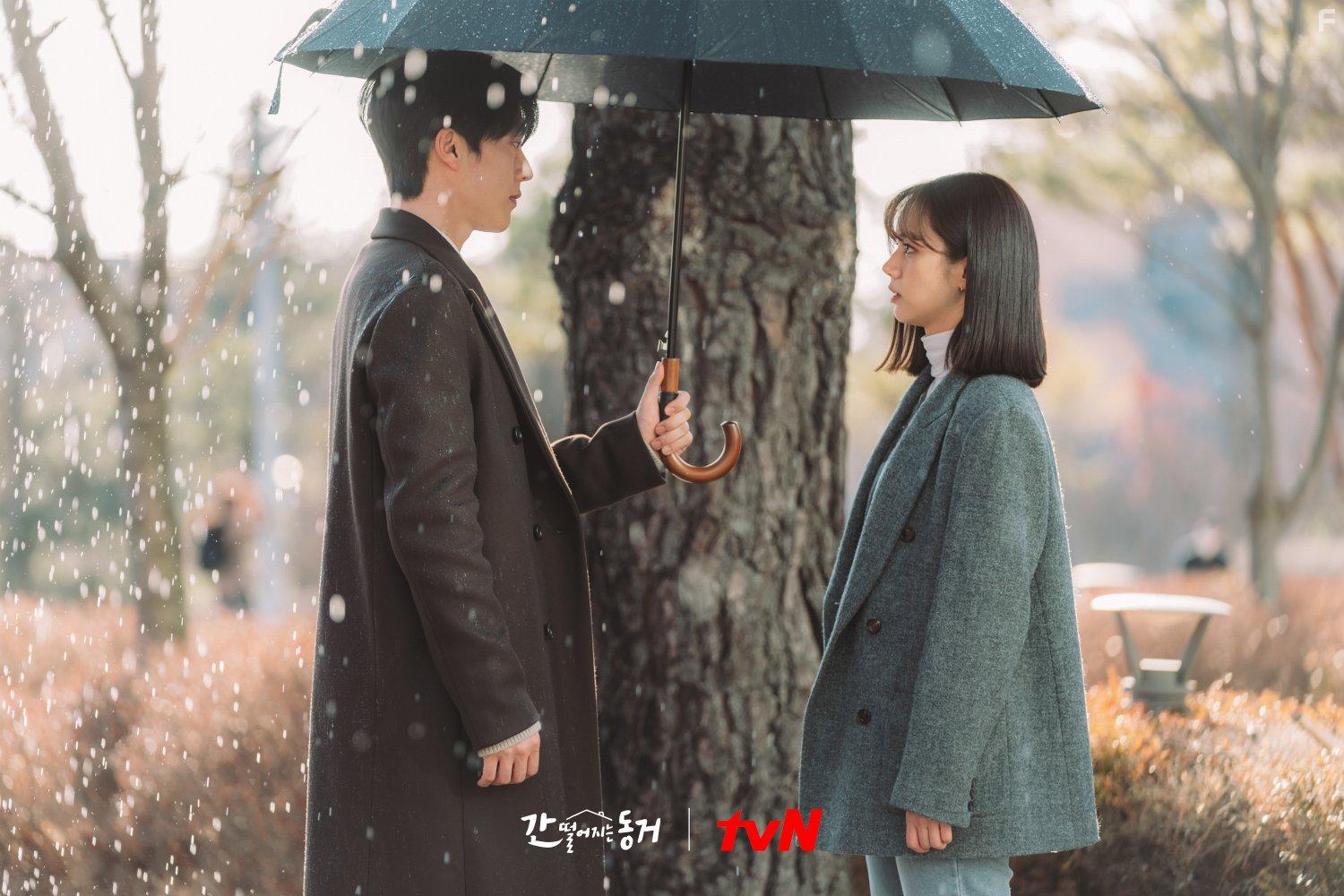 Hyeri Lee and Jang Ki-Yong in Gan Tteoleojineun Donggeo (2021)