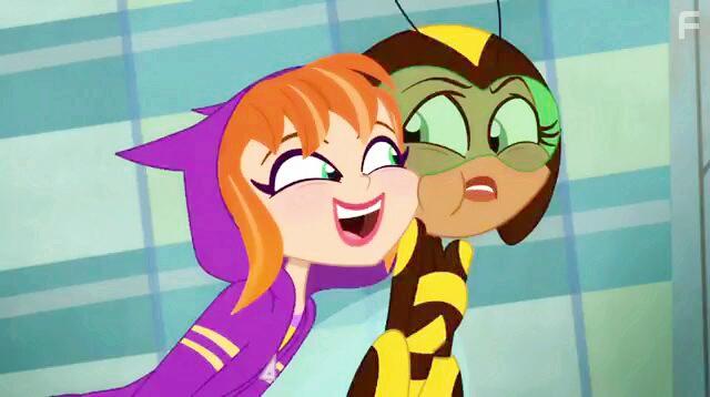 Tara Strong and Kimberly Brooks in DC Super Hero Girls: #SheMightBeGiant (2019)