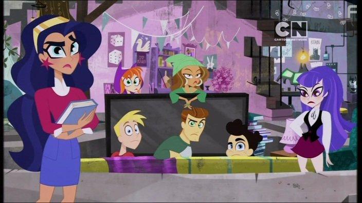 Tara Strong, Phil LaMarr, Jason Spisak, Kari Wahlgren, Kimberly Brooks, Jessica McKenna, and Myrna Velasco in DC Super Hero Girls (2019)