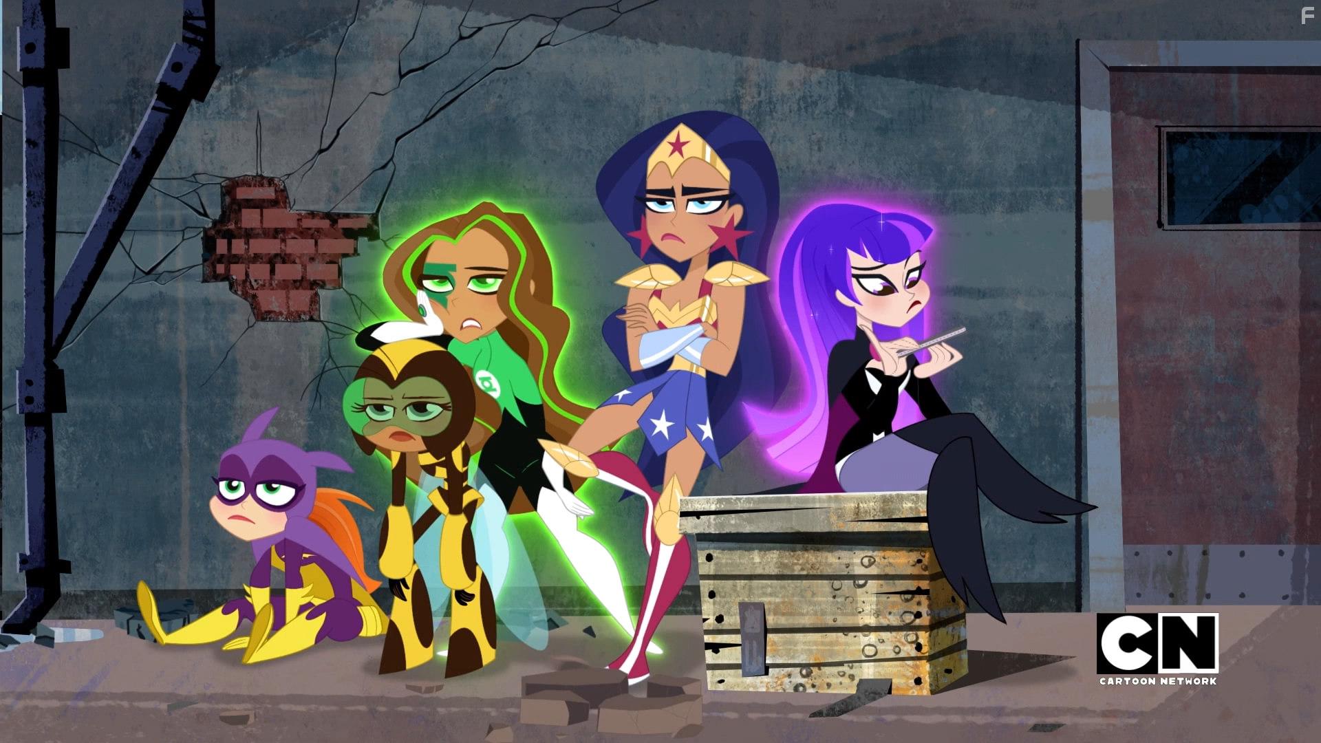 Tara Strong, Grey Griffin, Kari Wahlgren, Kimberly Brooks, and Myrna Velasco in DC Super Hero Girls: #FightAtTheMuseum (2019)
