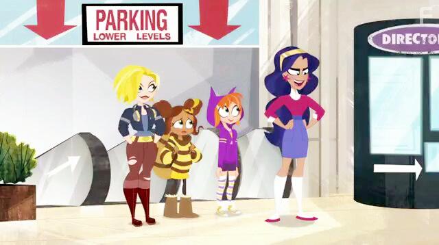 Nicole Sullivan, Tara Strong, Grey Griffin, and Kari Wahlgren in DC Super Hero Girls: #SheMightBeGiant (2019)