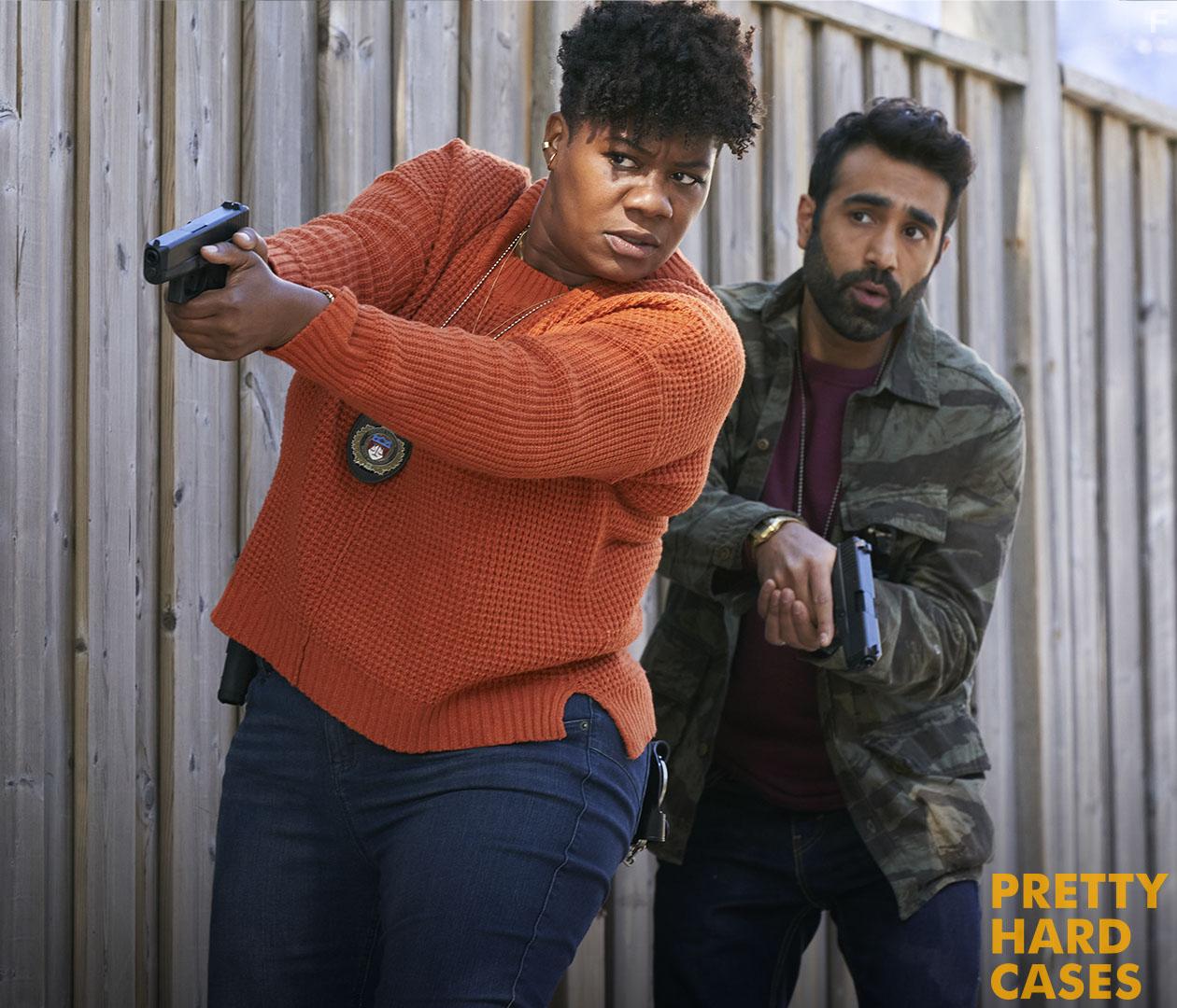 Al Mukadam and Adrienne C. Moore in Pretty Hard Cases (2021)