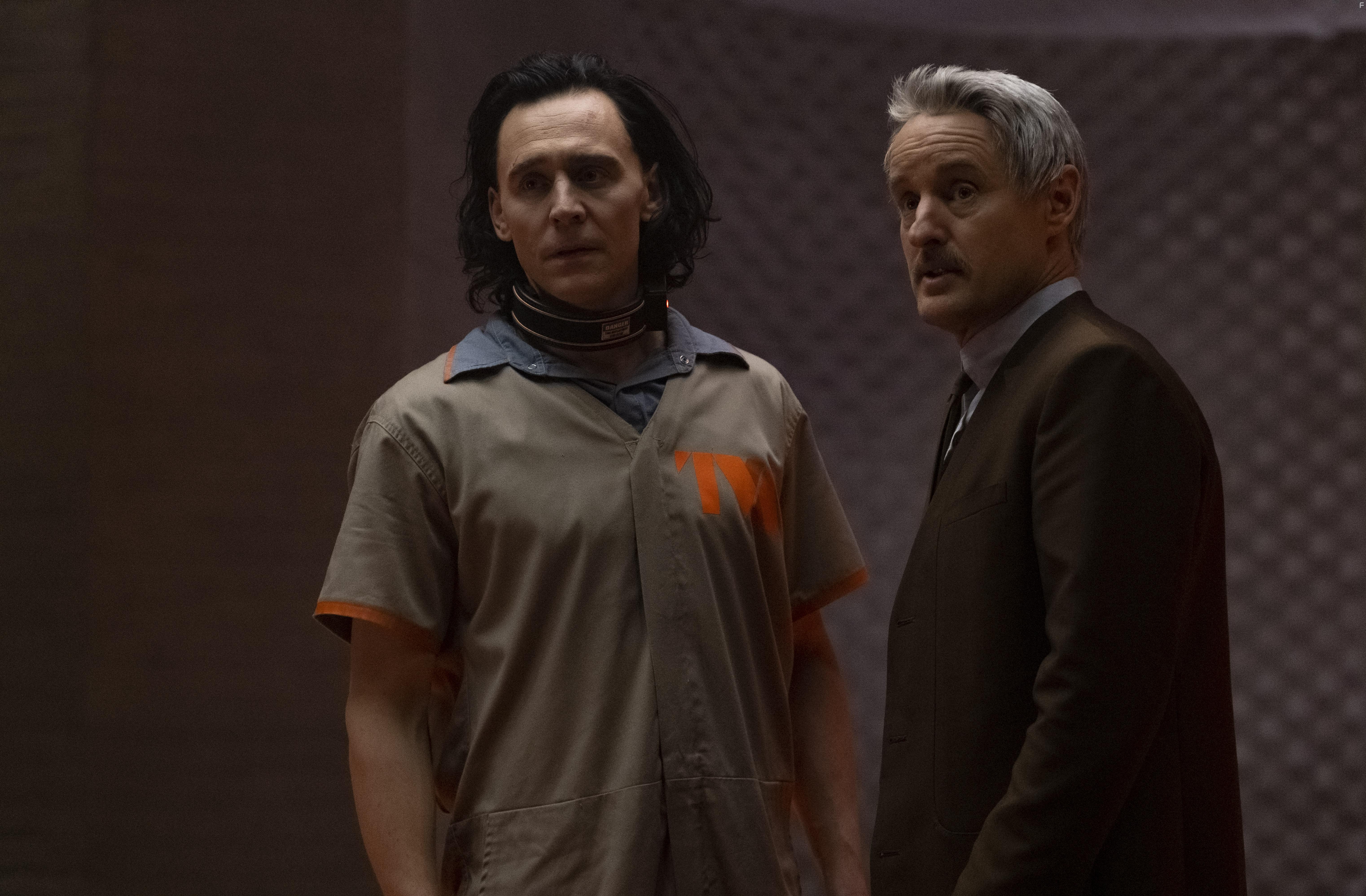 Owen Wilson, Reese Giles, and Tom Hiddleston in Loki (2021)