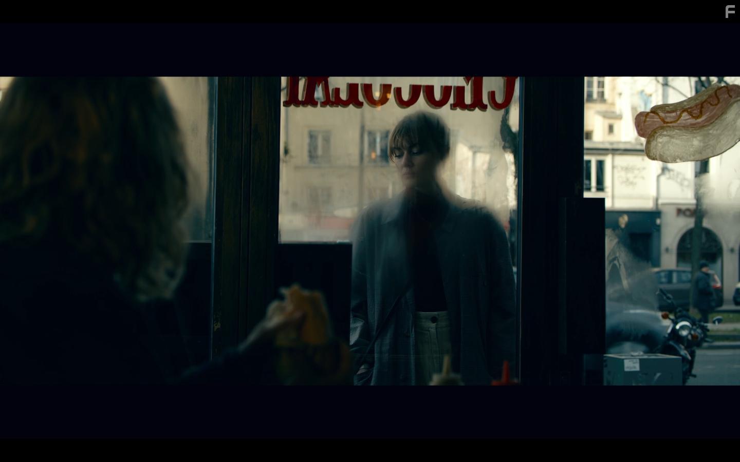 Marta Nieto and Athena Strates in A Perfect Enemy (2020)